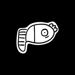 hand drawn doodle shapes and objects. Abstract modern contemporary trendy vector illustration. All elements are isolated