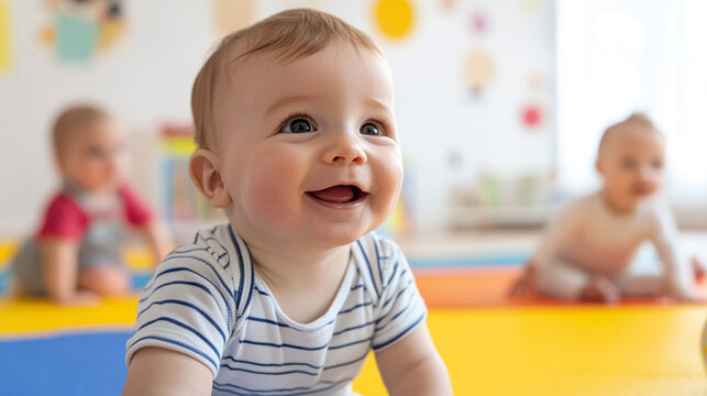 Nursery Childcare Preschool Baby Child Kid Playing