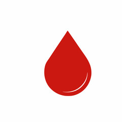 Blood drops icon, vector illustration on a isolated white background (12)