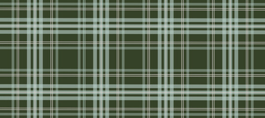 Green and blue plaid fabric texture background