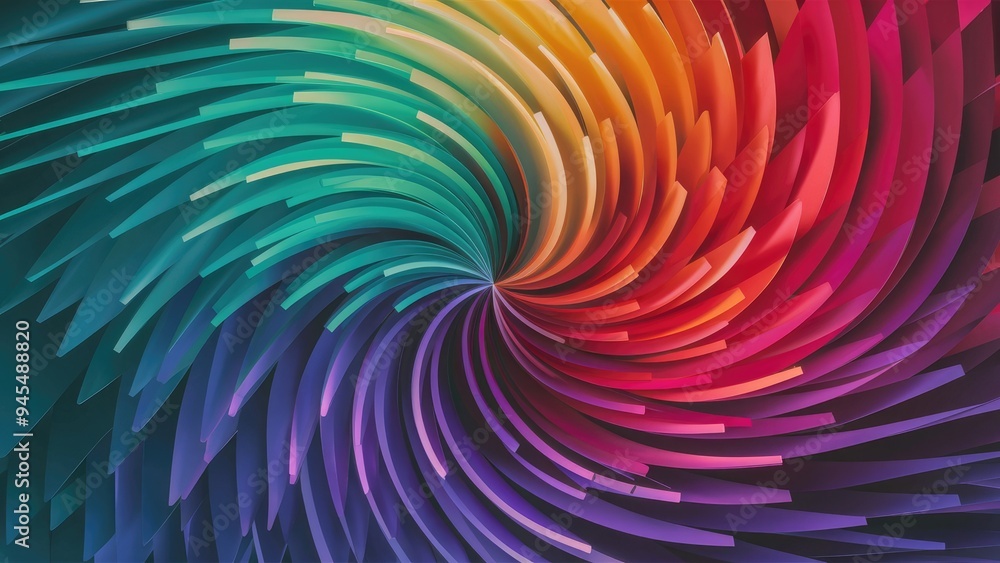 Aufkleber vibrant gradient background with abstract colored lines texture
