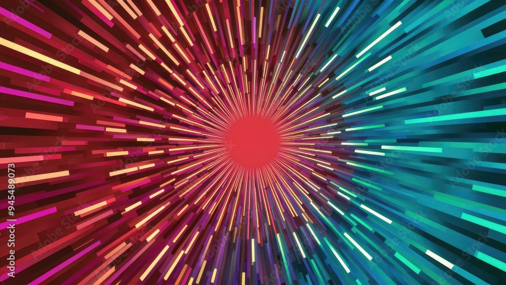 Poster vibrant multicolor gradient with blurred diagonal lines for dynamic motionxiao guo