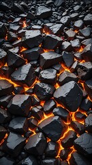 Obraz premium Volcano lava