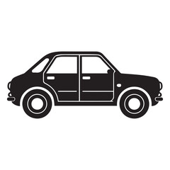 Minimalist car logo template