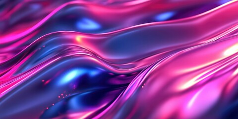 Abstract Digital Fluid Artwork