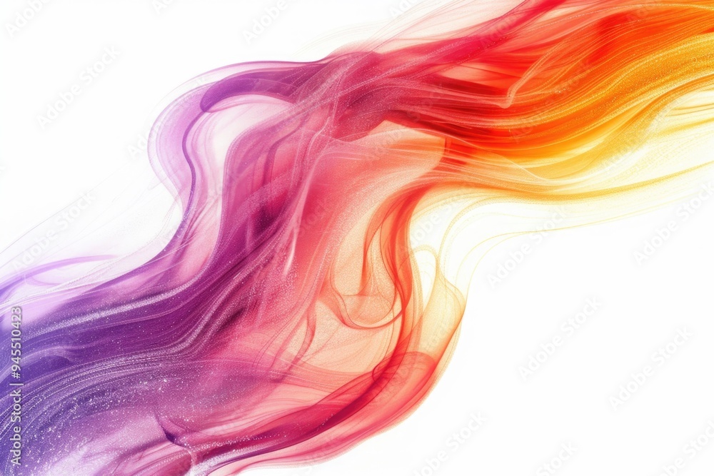 Poster a vibrant wave on a white background, ideal for use in travel or adventure-related projects