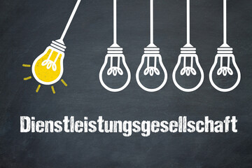 Fototapeta premium Dienstleistungsgesellschaft 