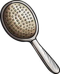 Doodle cartoon funny hair brush