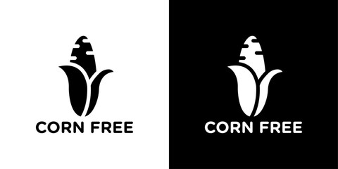 Fototapeta premium corn free icon logo set vector