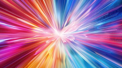 Fototapeta premium Abstract Light Burst