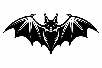 Bat Silhouette Vector Illustration