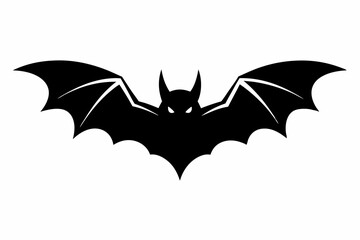 Bat Silhouette Vector Illustration