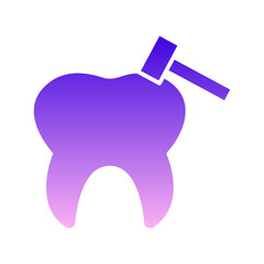 tooth with hammer