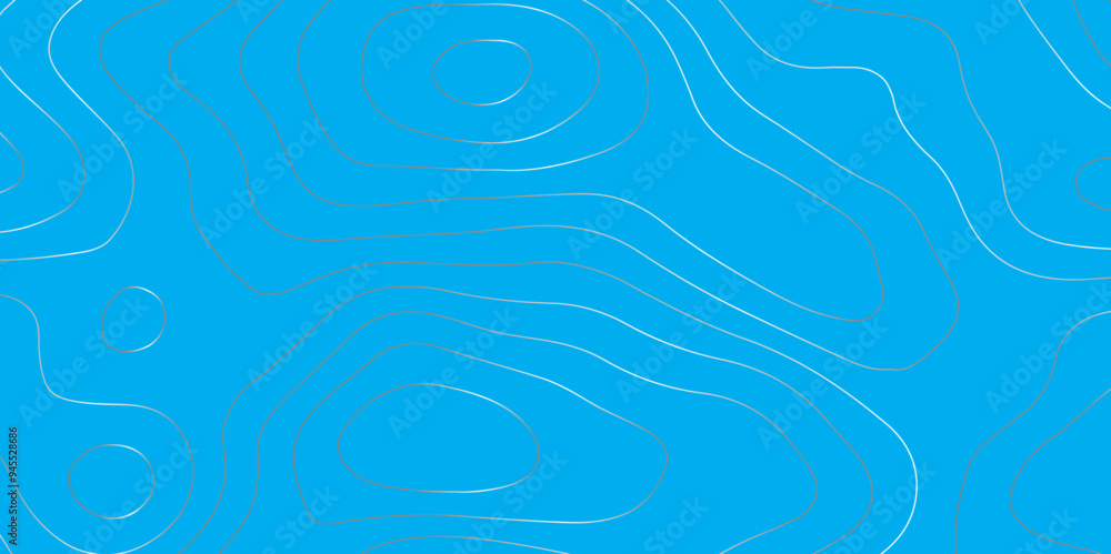 Poster abstract design with seamless pattern with lines topographic map. geographic mountain relief. retro 