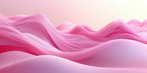 Abstract Pink Waves Background