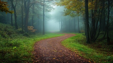 Obraz premium Mystical Forest Path