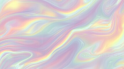 Bright Iridescent Flowing Abstract Laser Disco Vintage Gradient Holographic Texture Background