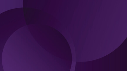 Abstract purple background with gradient layered circles and blank space for minimal modern design