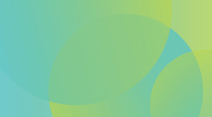 Abstract pastel background with green and blue gradient circles overlapping for cover, wallpaper and template design