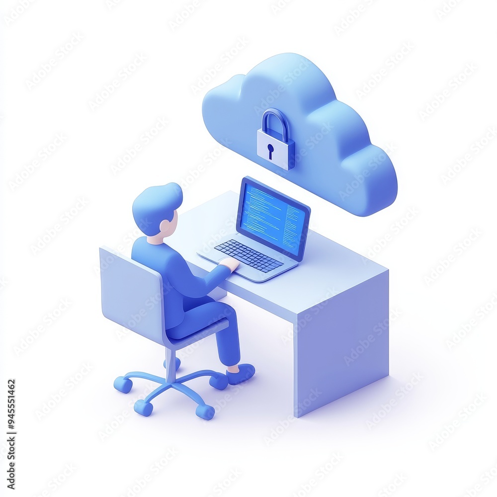 Poster the image depicts an asian man named felix who is standing on top of a cloud, storing and processing