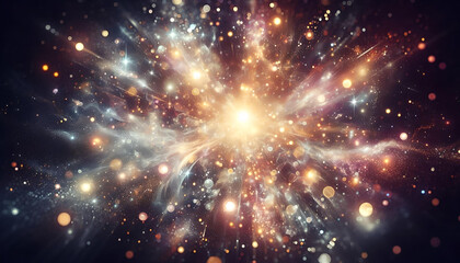 Obraz premium Celestial Sparkle Background