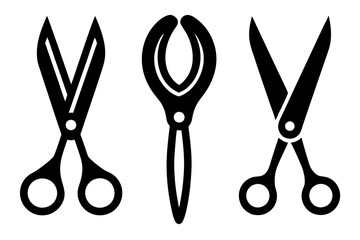 scissors isolated on white background vector illustration 