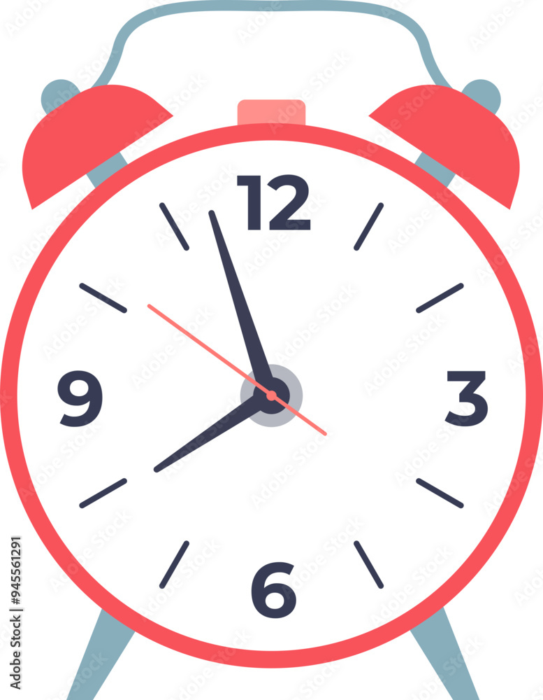 Poster digital alarm clock showing 7:30, symbolizing wake-up time or reminder.