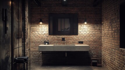 Industrial Chic Bathroom