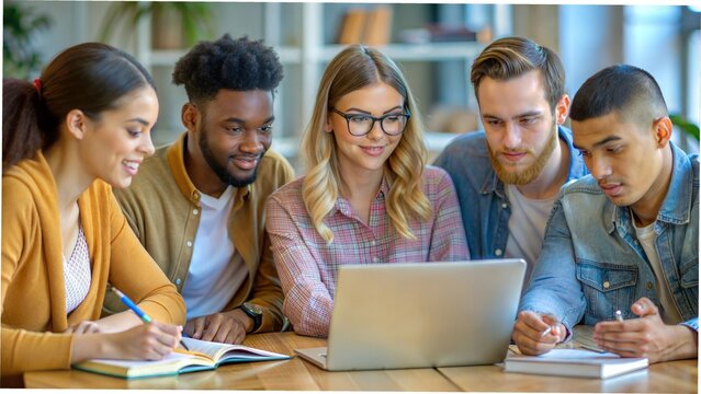  essentials of good study habits, A group of students collaborating during a study session, supporting each other in understanding complex topics.
