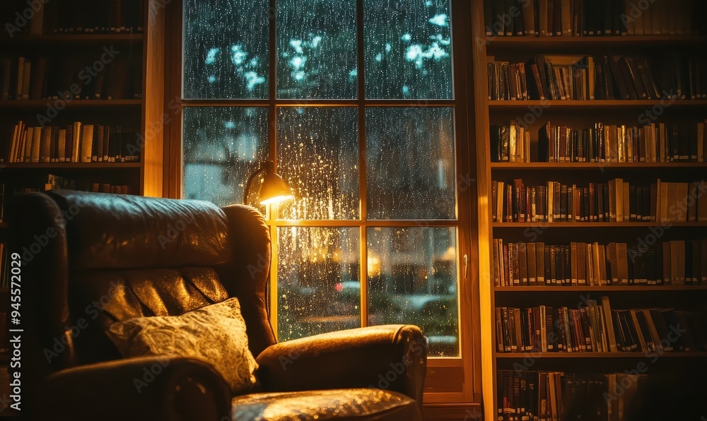 Sticker Cozy Reading Nook by the Window