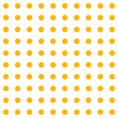 Orange nahtlose Punkte auf weissem Hintergrund