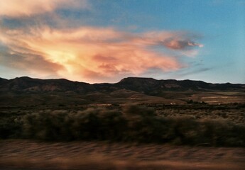 Redrock mountains Colorado nature clouds