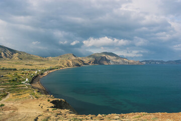 Picturesque sea coast