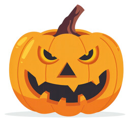 PNG Spooky Halloween pumpkin illustration