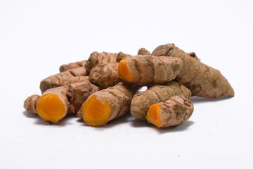 kunyit ginger herb seasoning flavor orange raw organic traditional indonesia curcuma aroma beverage