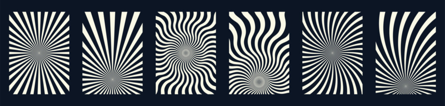 set of sunburst background. sun beam background collection vector.