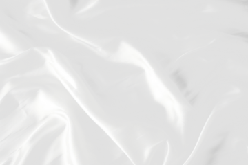 Smooth, white, silky   fabric texture png overlay effect, transparent background