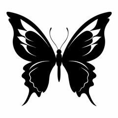 butterfly silhouette vector