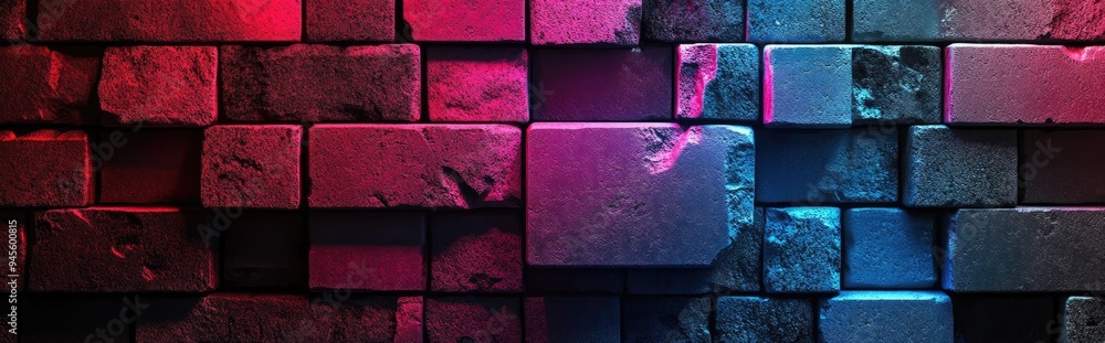Leinwandbilder 3d rendering of charcoal bricks background created using clay with high carbon content or color trea