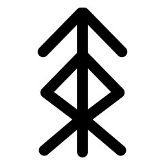 A solid style icon of home protection symbol 