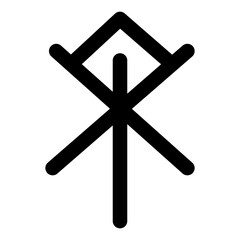 Altagiz symbol icon in solid style