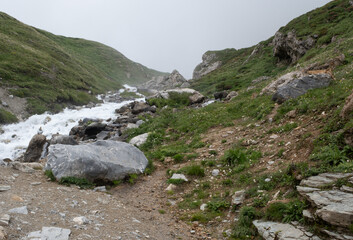 Fototapeta premium Vanoise valley. Alps. France.