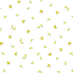 Fruits seamless pattern, wallpaper with different summer fruits,