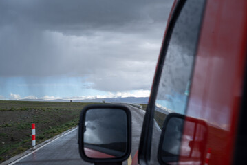 driving on the road