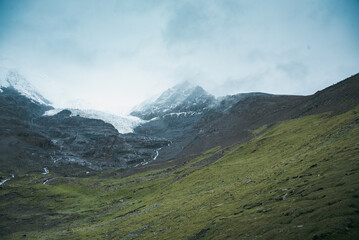 landscape with clouds