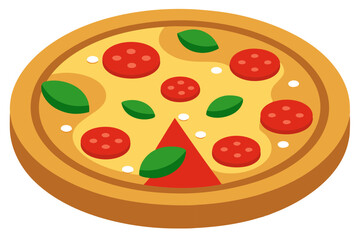 Delicious Pizza Clipart: Perfect for Menus and Advertising