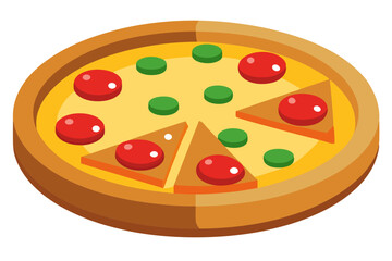 Delicious Pizza Clipart: Perfect for Menus and Advertising