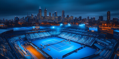 Fototapeta premium tennis tournament in Australia