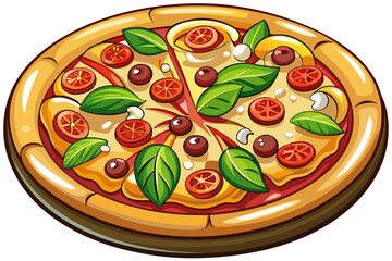 Delicious Pizza Clipart: Perfect for Menus and Advertising