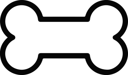 Dog bone outline drawing svg
